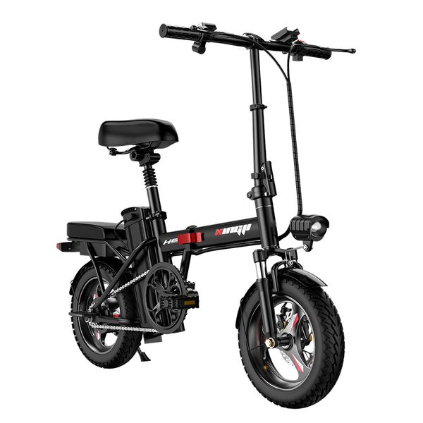 

mini folding electric bike 14inch new smart bicycle 48v 15ah large battery city ebike 350w powerful mountain bike, Silver;blue