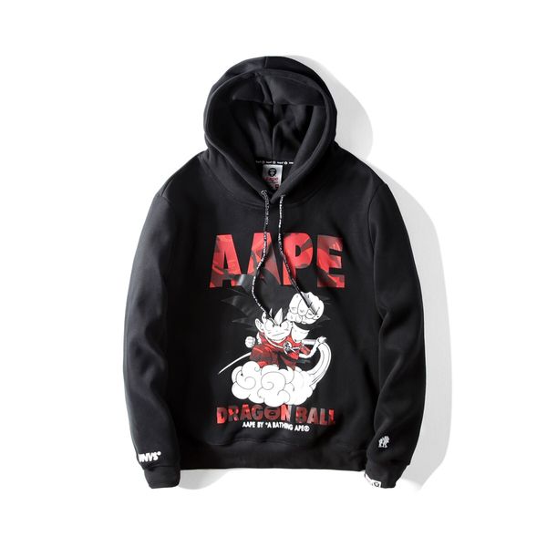 

2020 мода толстовки и спортивные штаны для мужчин и женщин на улице носить смешные майки куртку, Black