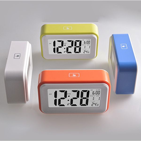 2019 Junejour Digital Alarm Clock For Bedroom With Touch Night Light Backlight Display Temperature And Date Display From Galry 43 61 Dhgate Com