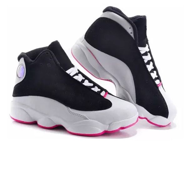 

13 kids basketball shoes pink white love & respect black hyper royal blue wheat bordeaux olive youth boy girl children 13s eur28-35