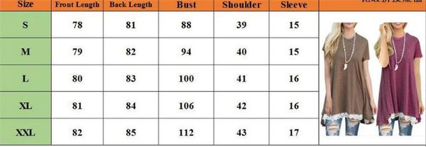 

lace sleeve short fashion tunic new for tunic a-line neck round flowy shirt blouse leggings women's gpbcn, Black