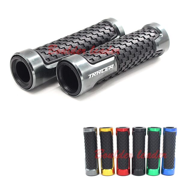 

high ratings motorcycle accessories 7/8 "22mm pvc anti-skid handlebar grips for yamaha tracer 900 700 mt09 mt-09 with laser logo
