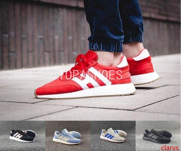 

wholesale iniki runner running shoes for men women real original black white runner designer sport sneakers trainers
