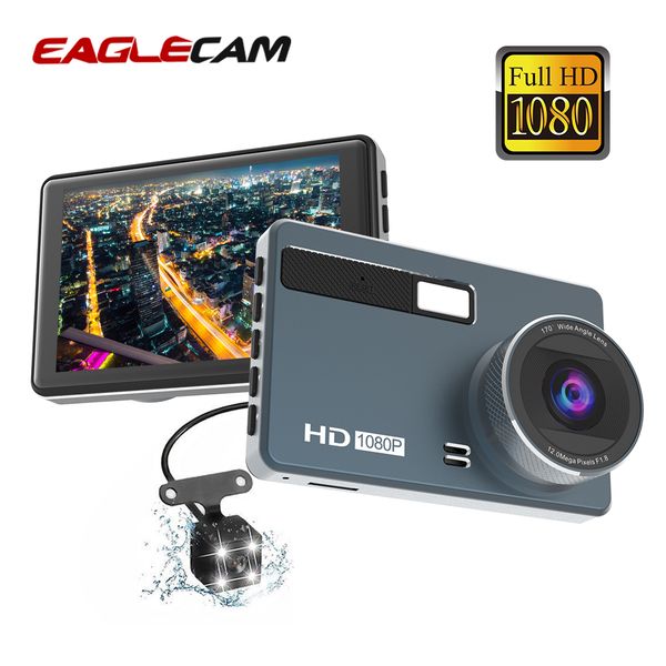 

car dvr 3.2" screen fhd 1080p dash cam mt350 dual camera with rearview two lens video recording night version vehicle recorder
