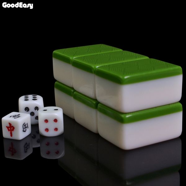 Venda quente de alta qualidade jogo jogo mahjong conjunto de quebra-cabeça jogos em casa telhas chinês engraçado mesa de mesa de família