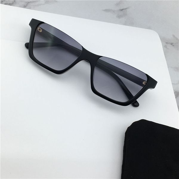 Occhiali da sole moda di lusso all'ingrosso 40028 metà quadrati Avant-garde semplice classico stile popolare occhiali da sole donna protezione uv400 di alta qualità