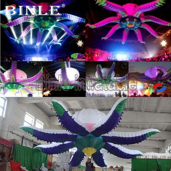

3m 5m large inflatable flower with led light uk ocs flower model for wedding decoration