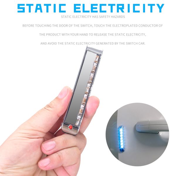 

car door edge strobe warning led light rgb waterproof solar anti-static anti-collision flash signal light bumper guard protector
