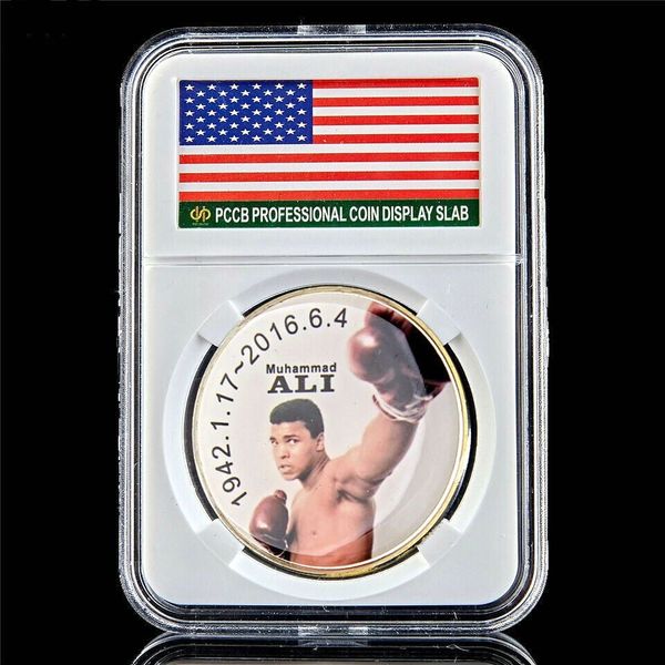 

2016 wbc professional boxer muhammad ali challenge coin collection w/pccb