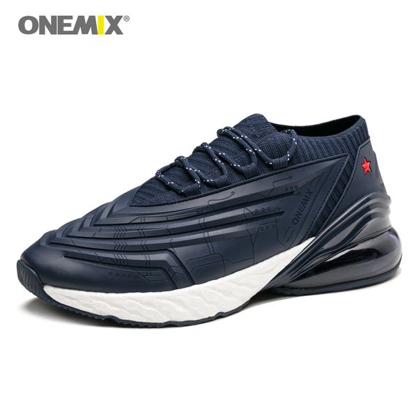 

onemix air cushion mens running shoes 270 leather shoes absorption cushion soft energy midsole outdoor jogging