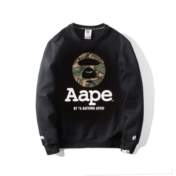 

мода италия дизайнер мужчины свитер 20 / bape марка повседневный свитер продажи комфортное top crew neckc camoufla длинный рукав куртки с шл, White;black