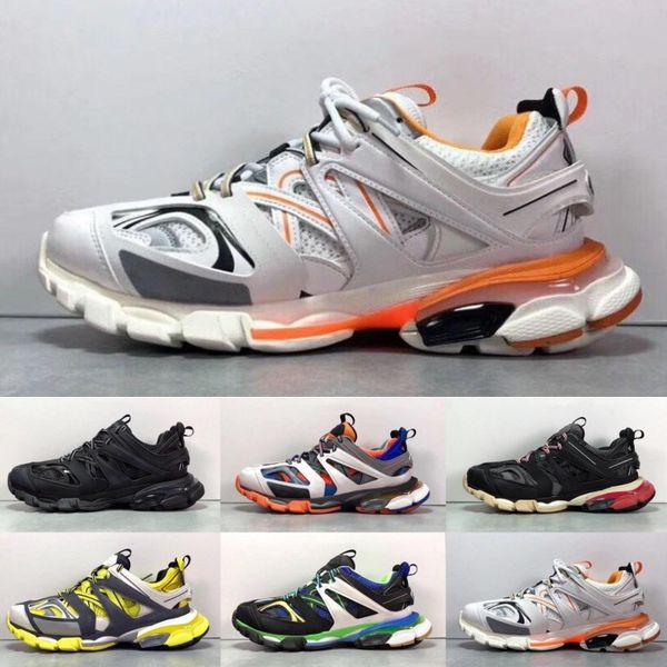 

Cheap Paris Triple S Track 3.0 Grey Orange Yellow Men women Running Shoes Platform sports Sneakers Tess S. Gomma Trek Mens Trainers