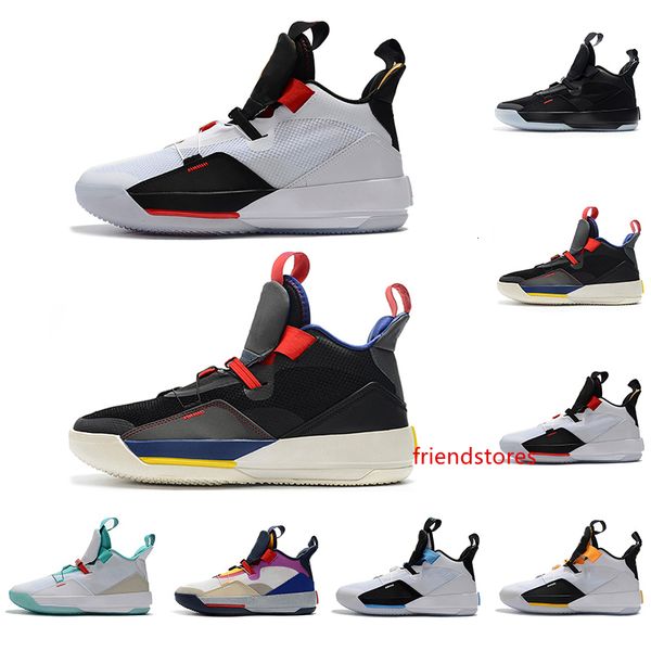 

2019 mens basketball shoes xxxiii pf 33 future of flight utility blackout tech pack 33s black dark smoke grey sail sneakers