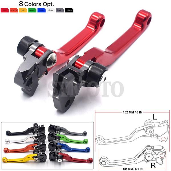 

for 525 sx sx-r xc xc-w 250sx-f 505xc-f 525exc-r cnc motorcycle dirt pit bike motocross pivot brake clutch levers