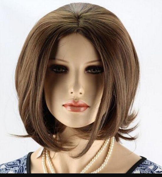 Wig Shipping Women S Medium Long Blonde Mixed Wavy Curly