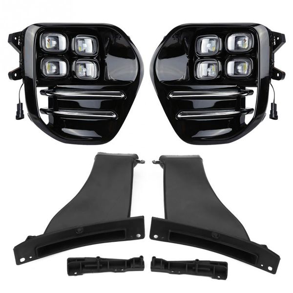 

1pair 12v car daytime running light drl led lights fog lamp for kia sportage ql 2016-2018 daytime running light new