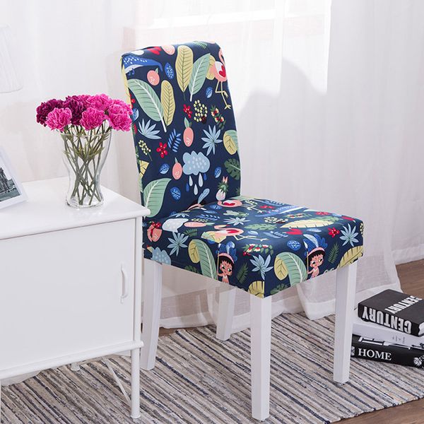 

printing pattern stretch chair cover big elastic seat chair covers painting slipcovers restaurant banquet l home decoration