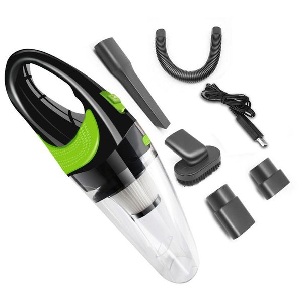 

car accessories 120w wireless car vacuum cleaner kit handheld aspirator portable wet and dry auto home vacuum cleaner