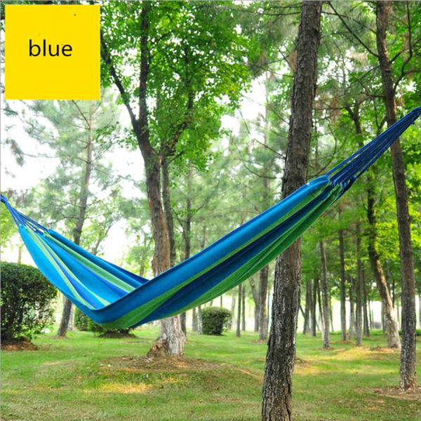 

1pc portable family outdoor picnic hammock swing travel camping hang bed for children garden sport play canvas swing