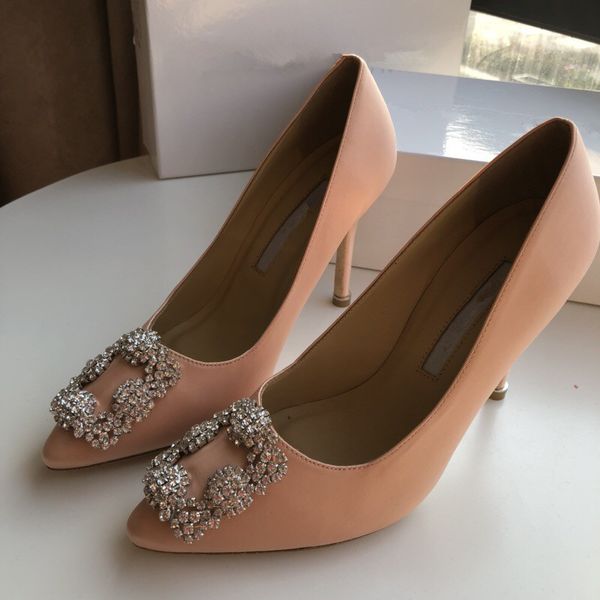 

international big luxury classic pointed high heels female designer ladies single shoes wholesale yc19031303, Black