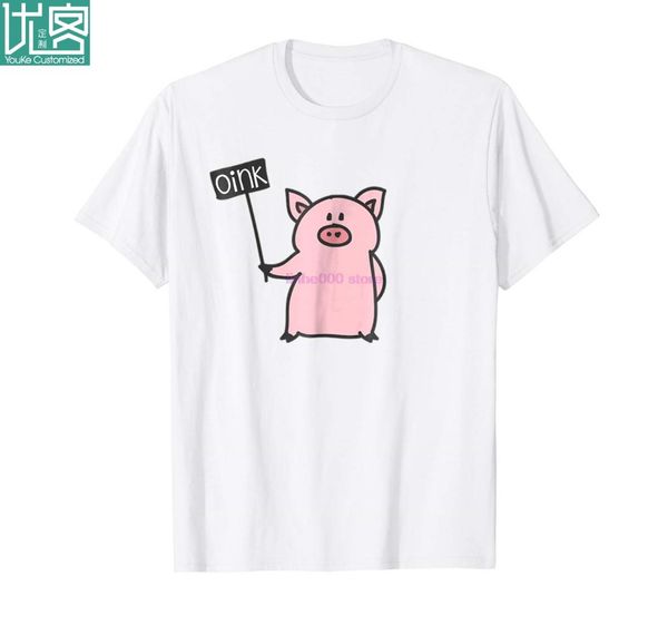 

brand men shirt cute pig oink t shirt piggy pajama piglet, White;black