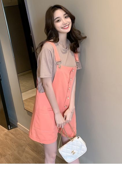 

абрикос polo воротник контрактные свободное платье, Black;gray