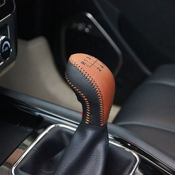 

cowhide layer leather manual gear shift collars gear cover for dongfeng dfsk 580