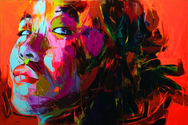 

современный портрет 100% чистый ручной работы картина маслом франсуаза нилли мастихин впечатление дома произведения искусства вогнутая и вып