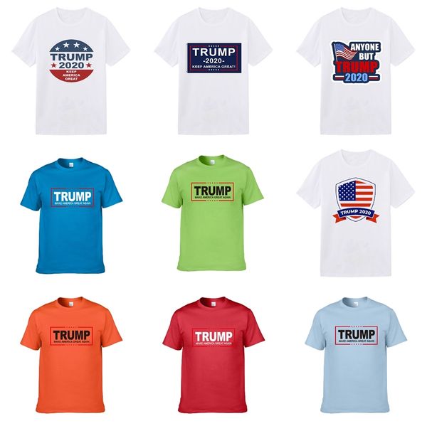 

18fw wfp letter printing men and women couple loose comfortable trump t-shirt mens designer tshirt hfwptx225 #955, White;black
