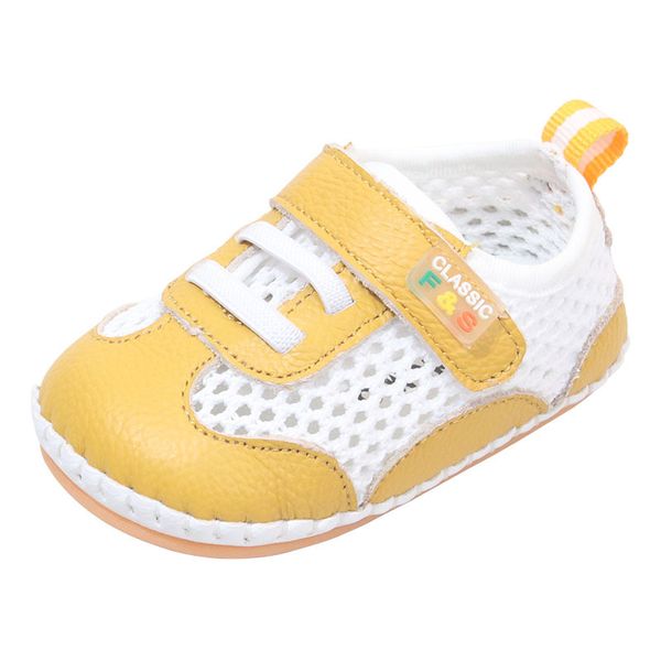 

summer breathable toddler shoes hollow cowhide baby shoes for boys girls non-slip soft bottom infant baby girl leisure