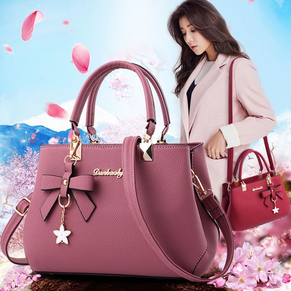 

2019 new fashion large bag single shoulder bag leisure messenger women's