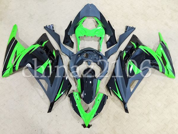 

injection mold new abs motorcycle full fairings kits fit for kawasaki ninja 300 ex300 300r 2013 2014 2015 2016 2017 set green black matte