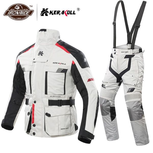 

kerakoll motorcycle jacket men chaqueta moto waterproof moto racing jacket set protective gear motocross off-road racing