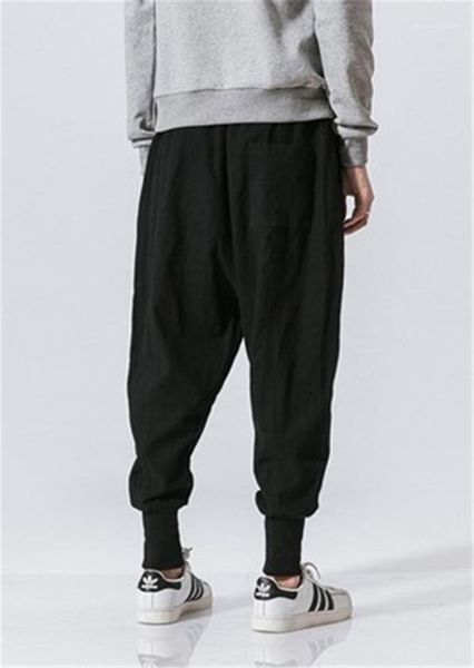 

trousers with pockets mens casual solid color drawstring teenagers clothing mens pants 2020 summer fashion panelled, Black
