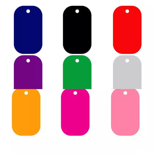 

metal aluminum id card puppy pet dog blank id tags wholesale