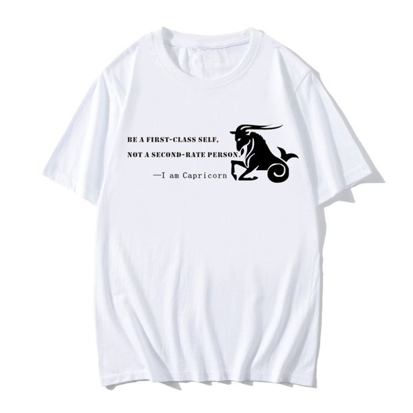 

100% cotton women's t-shirt constellation shirt o-neck short sleeve casual t-shirts famous quotes tee woman clothing, White