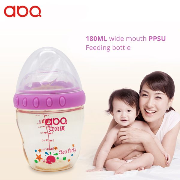 

180ml wide mouth ppsu feeding bottle baby drinker baby bottles for feeding bottle for children no handle drinker with a tube