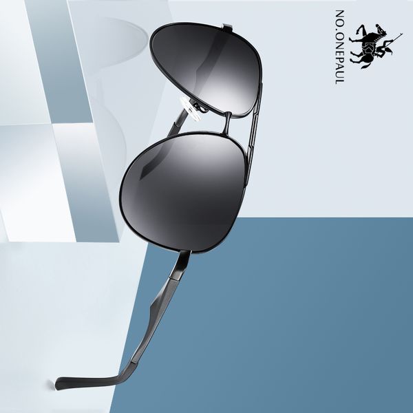 

no.onepaul brand accessories square polarized sunglasses lens vintage eyewear sun glasses for men/women retro aluminum, White;black