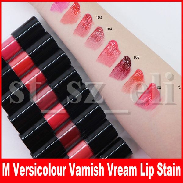 

M Lip Makeup Жидкая губная помада Водостойкая долговечная губная помада Versicolour Лак Кре