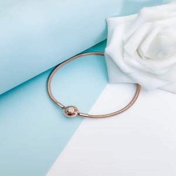 

panjia rose gold round head soft snake bone base chain, Golden;silver