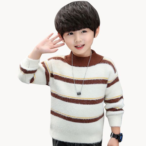 

kids sweaters boy striped knitted sweater for boys long sleeve kids cardigan autumn boys casual clothes school 6 8 10 12 14 year, Blue