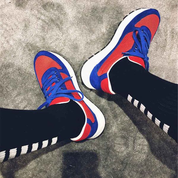

fashion genuine leather sneakers mens sport shoes breathable trail running shoes light soft flats mens casual shoes sneakers, Black