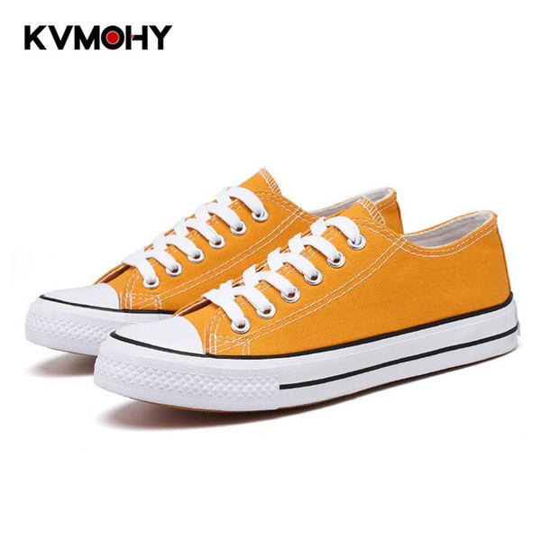 

vulcanize shoes woman sneakers fashion canvas shoes men trainers women ladies yellow red shoe tenis feminino zapatos mujer y200108, Black