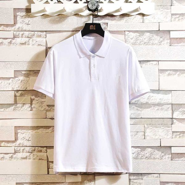 

2020 summer short sleeve shirt men turn-over collar fashion casual slim breathable solid color business men's shirt, White;black