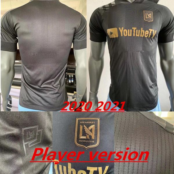 

2020 2021 la los angeles fc vela soccer jerseys player version homa 20 21 zimmerman rossi blessing men football shirts uniform, Black;yellow