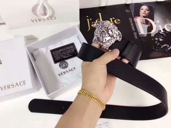 

Brand men and women with flat buckle women and men leather de igner belt tran port