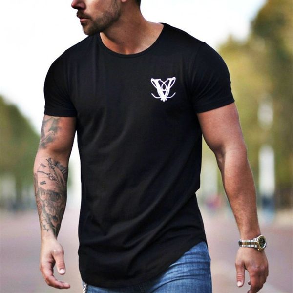

2018 new gyms breathable men's muscle fitness workout short-sleeved bodybuilding t-shirt sportswear shirts clothes, White;black