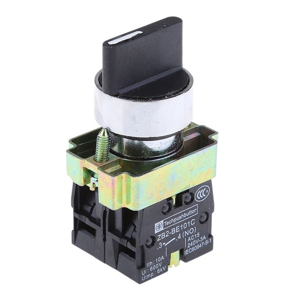 

zb2-be101c 22mm locking rotary selector 3 positions push button