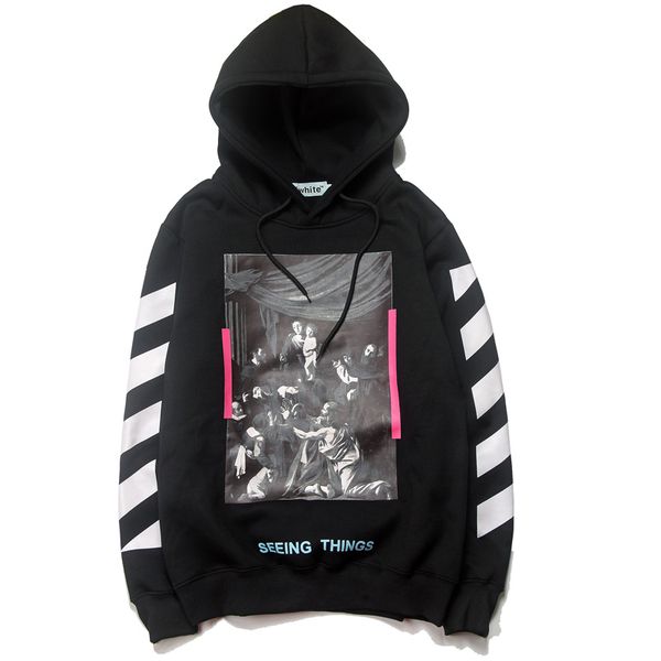 

спорт дива толстовка мужчины и женщины добавить бархат патч вышивка толстовка письмо шить хип-хоп пуловер свитер новый стиль-k1, Black