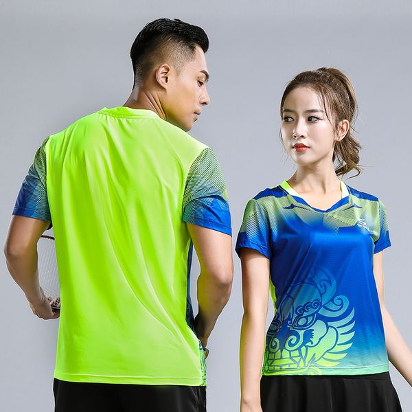 

new quick dry badminton sports shirts/clothes, women/men,table tennis t shirt ,table tennis shirts,badminton wear shirts 231a, Black